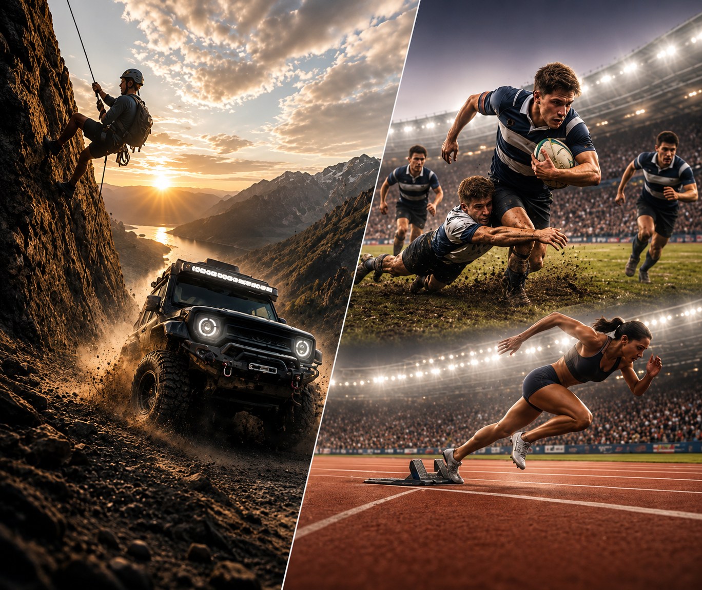Athletes and outdoor adventurers — the kinds of injuries Medistrap splints are built to stabilize